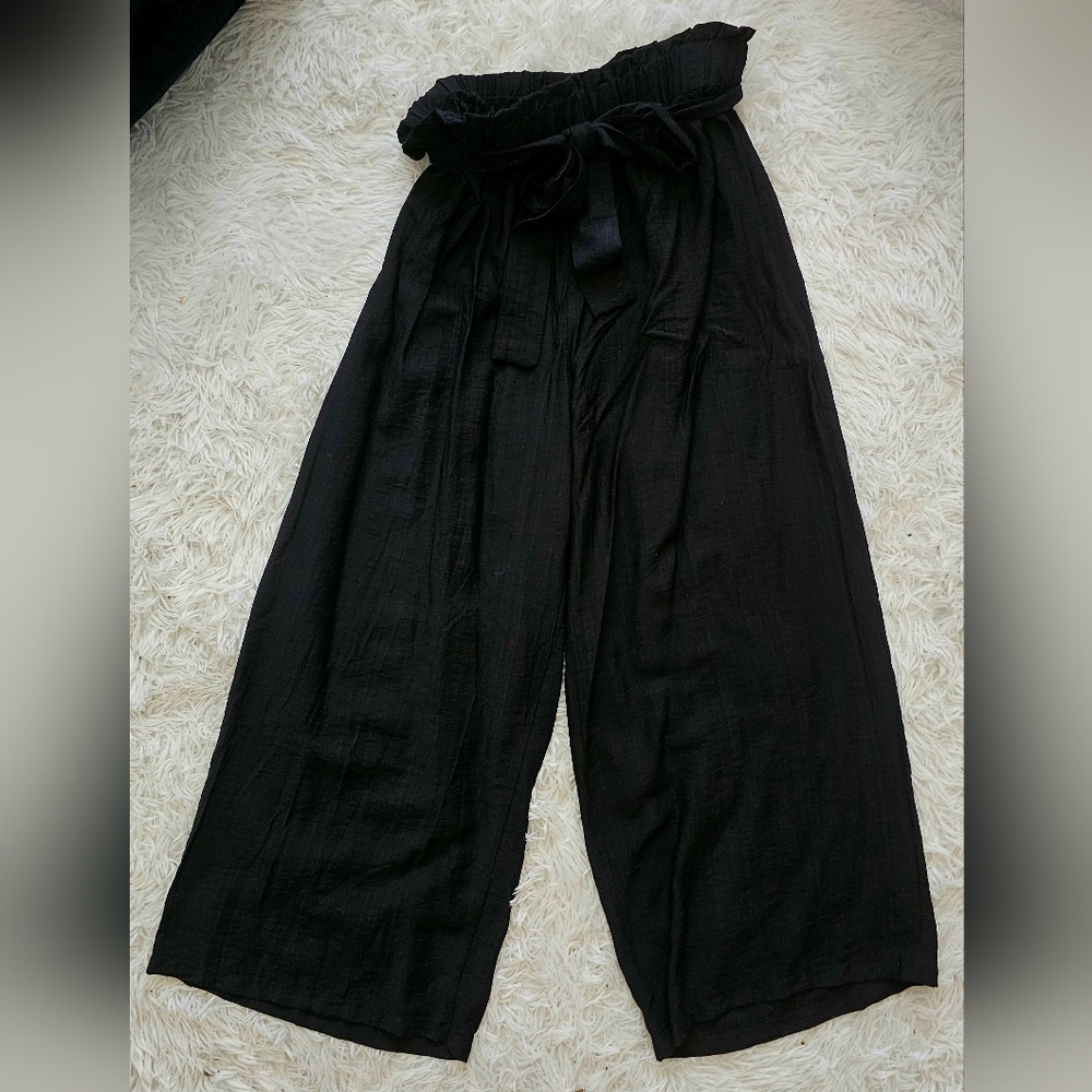 Sophisticated Black Wide-Leg Pants